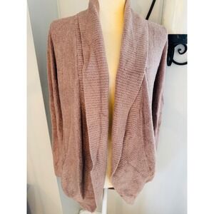 Barefoot Dreams CozyChic Lite Circle Cardigan, Size‎ XS/S, Tan/Sand, NWOT